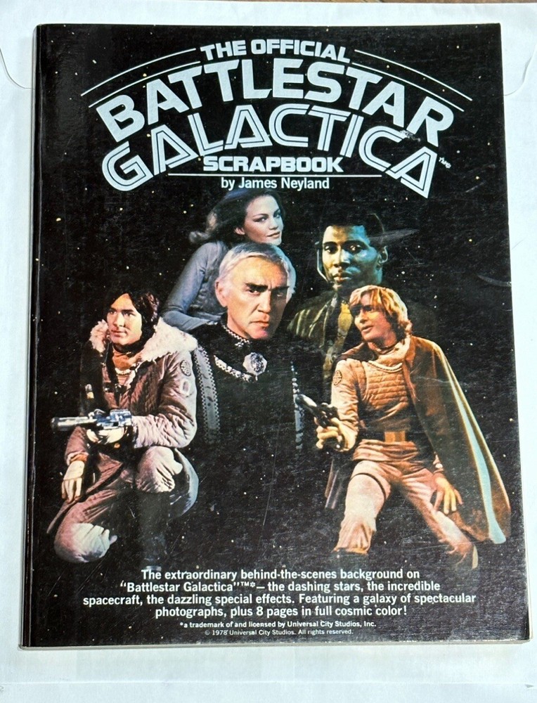1978 Battlestar Galactica Scrap book  (good Condition)