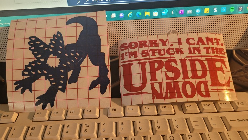 Two** Stranger Things Decals