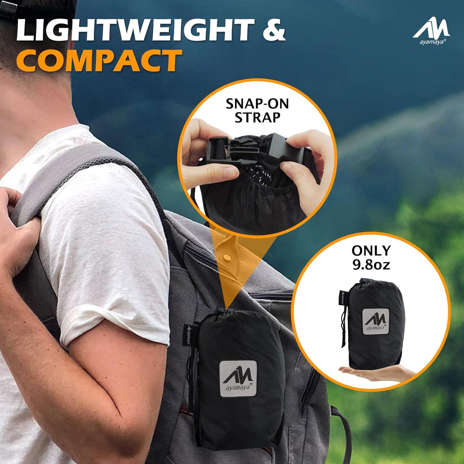 Hammock Bug Mosquito Net Portable Lightweight Netting Mesh Cover Double Zipper