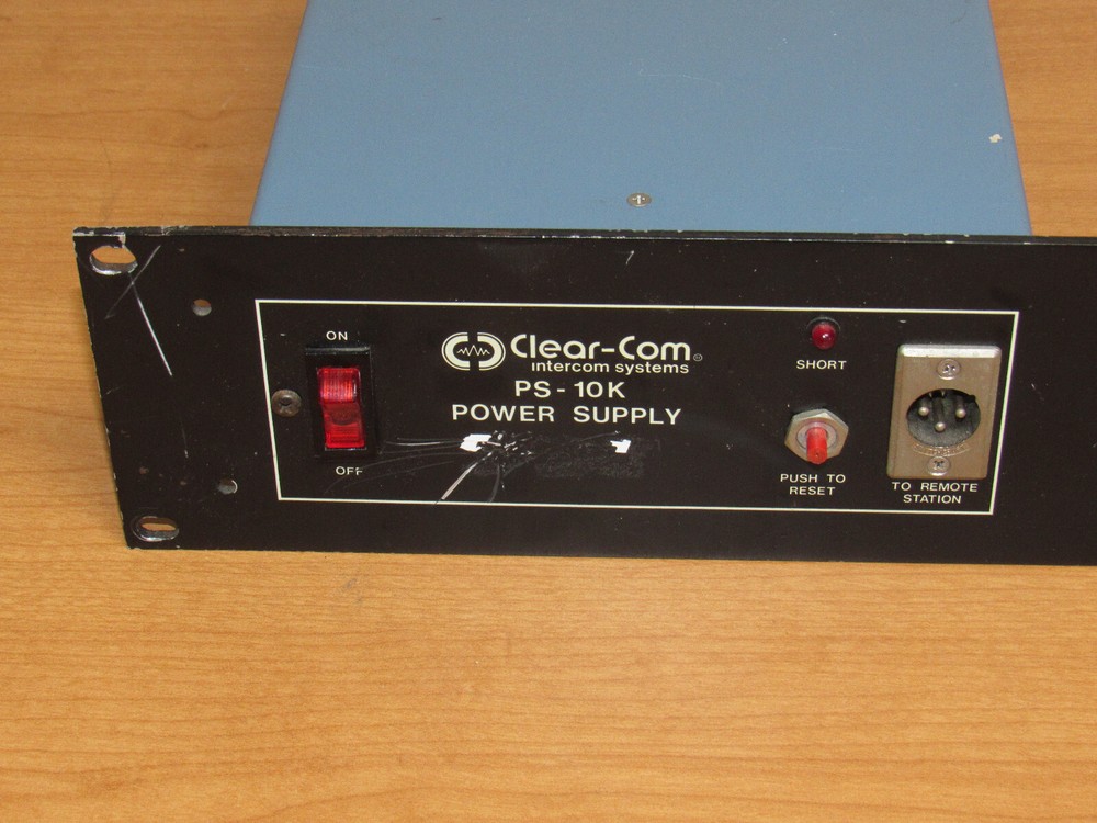 Clear-Com Intercom Systems PS-10K Rack Mounted Power Supply - UNTESTED