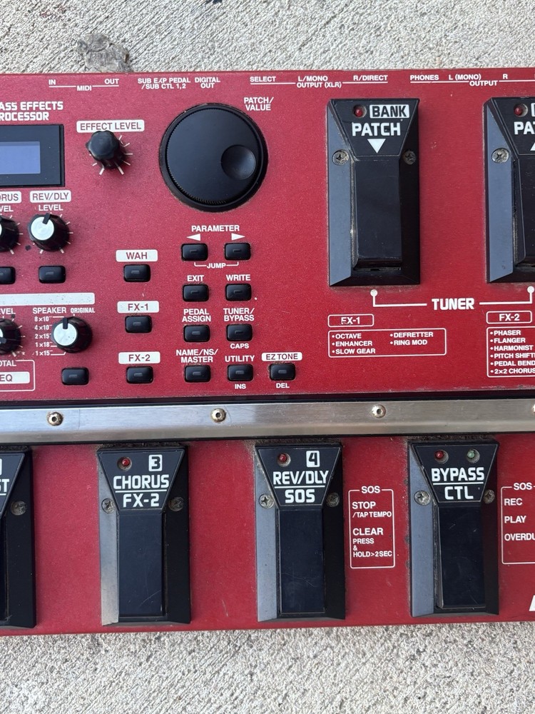 ⭐️Boss GT-6B BOSS Bass Multi-Effects Processor⭐️Working Please Read⭐️