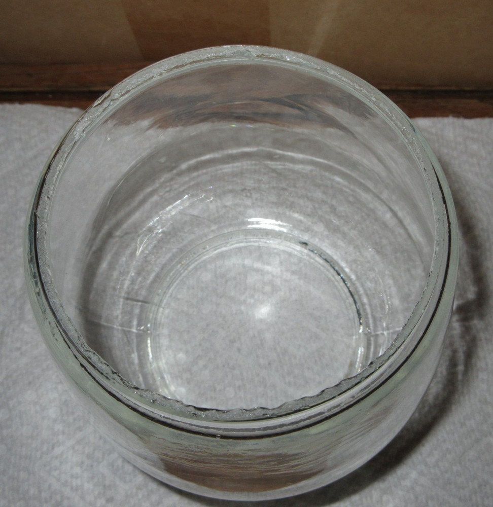 Lantern Clear Glass Replacement Globe 4" High Dietz
