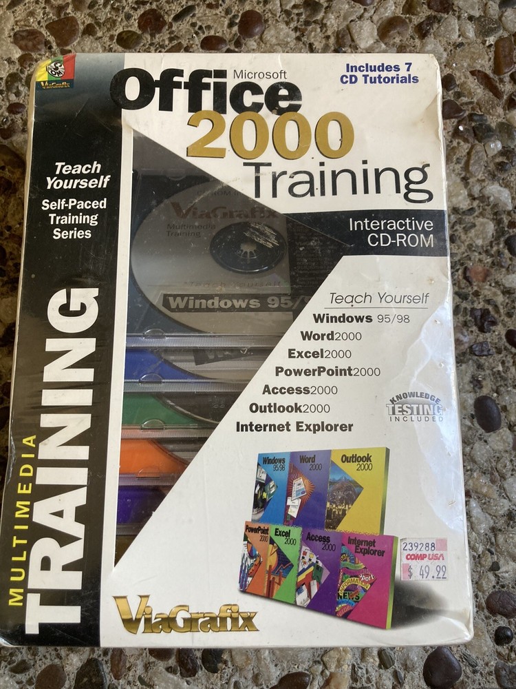 Microsoft Office 2000 Office Outlook Windows 98/ME CD Training