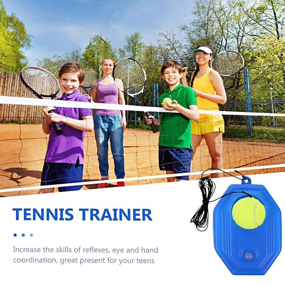 High Quality Durable Sturdy Tennis Rebound Training Base Device with String Ball