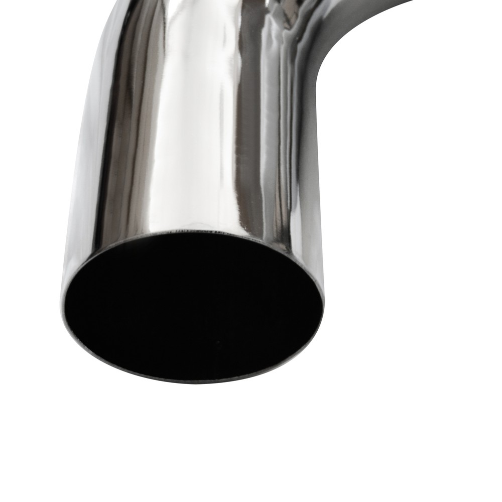BOZZ 4" OD/OD Chrome 90° Elbow