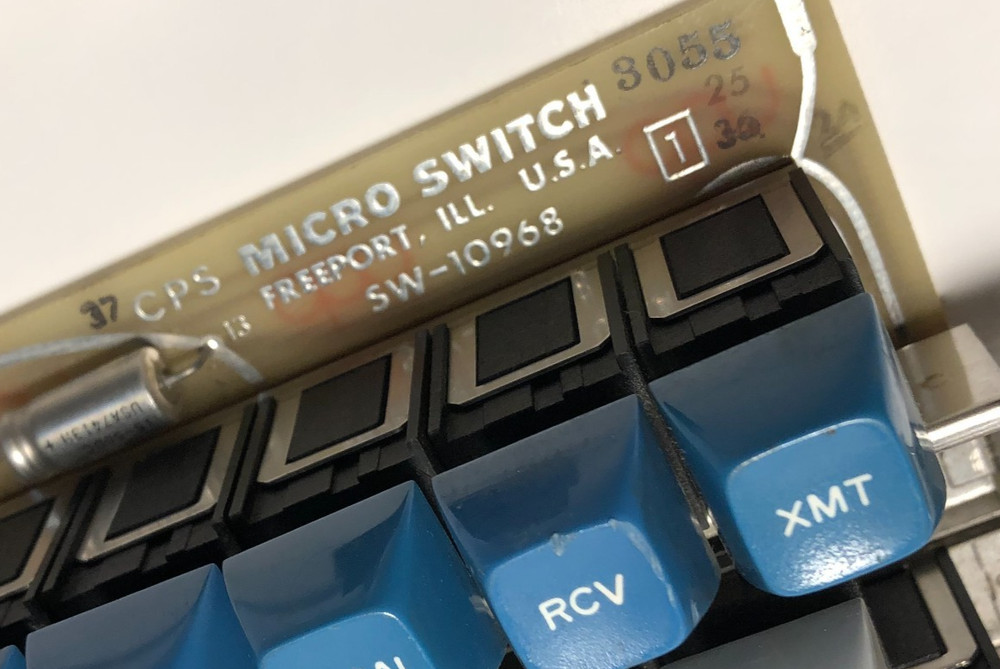 Vintage Micro Switch Keyboard Model SW-10968 (Untested)