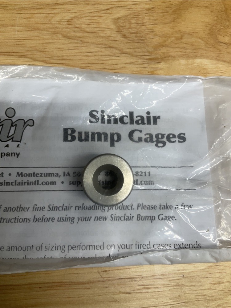 Sinclair ACK IMPROVED BUMP GAUAGE INSERT 749-011-482
