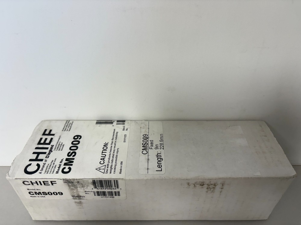 Chief CMS009 Fixed Extension Column, Pole Extension Series