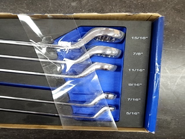 Cornwell Tools Blue Power BPOW6ST Offset Box Wrenches (519329)