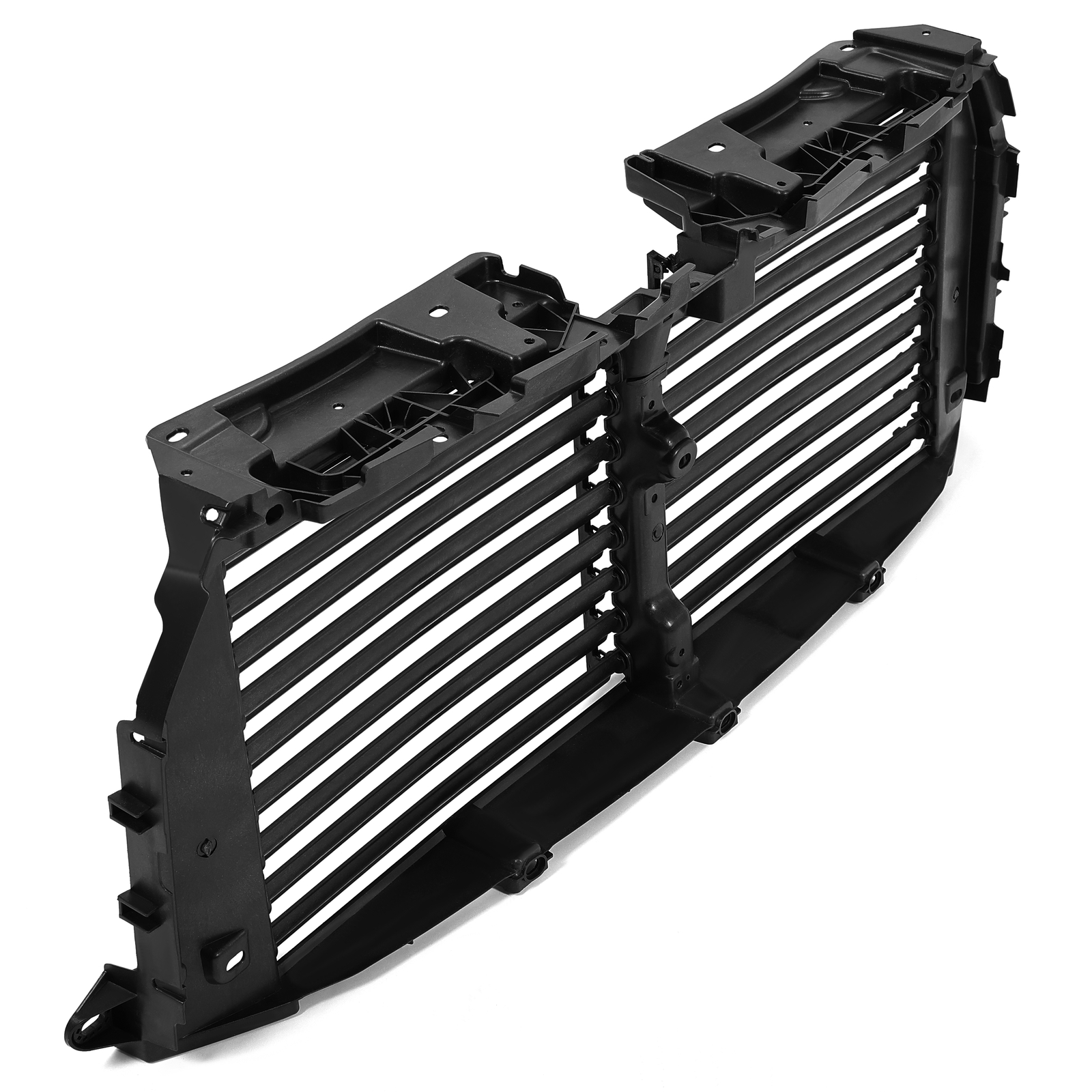 For Ford F-150 2015-2017 Front Upper Radiator Grille Air Shutter Assembly Black