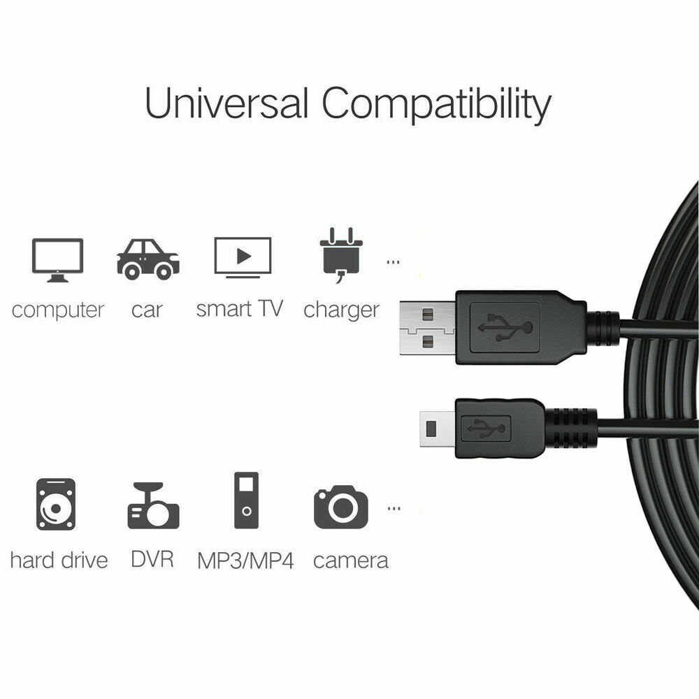 Fite ON 5ft USB Sync Data Cable Cord for OLYMPUS CAMERA FE-115 FE-170 FE-210
