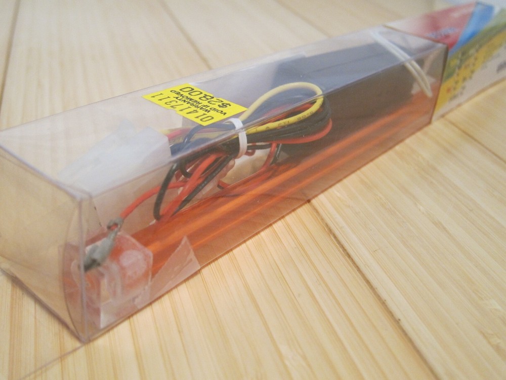 Vintage Unicom Cold Cathode Fluorescent Lamp Light Computer Case - Red
