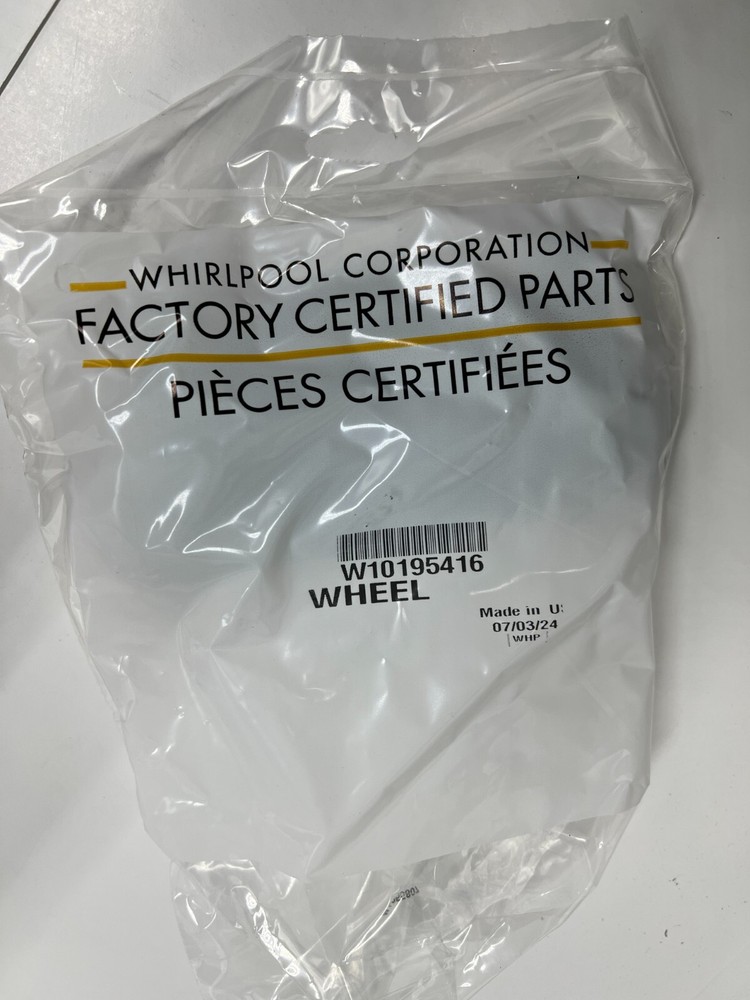 (QTY 5) Whirlpool Lower Dishrack Roller Assembly W10195416
