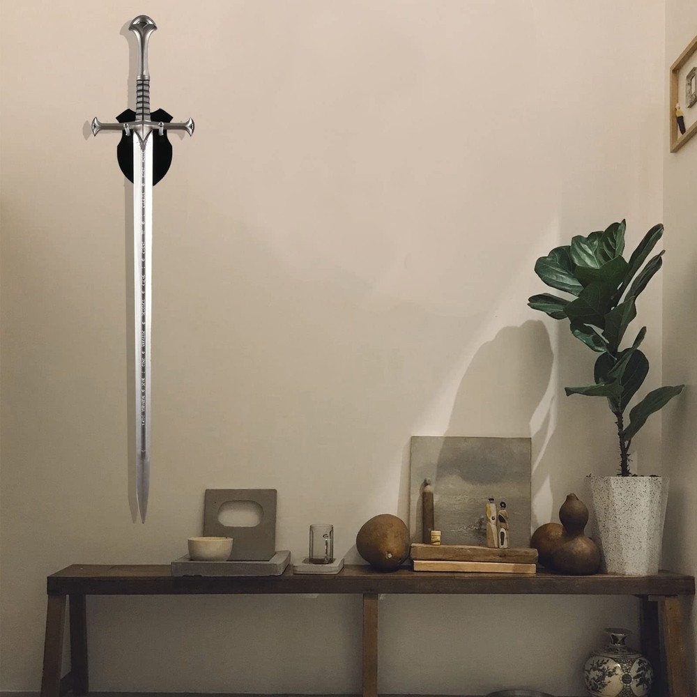 Wall mounted sword rack sword stant axe holder wall mounted display rack sing...