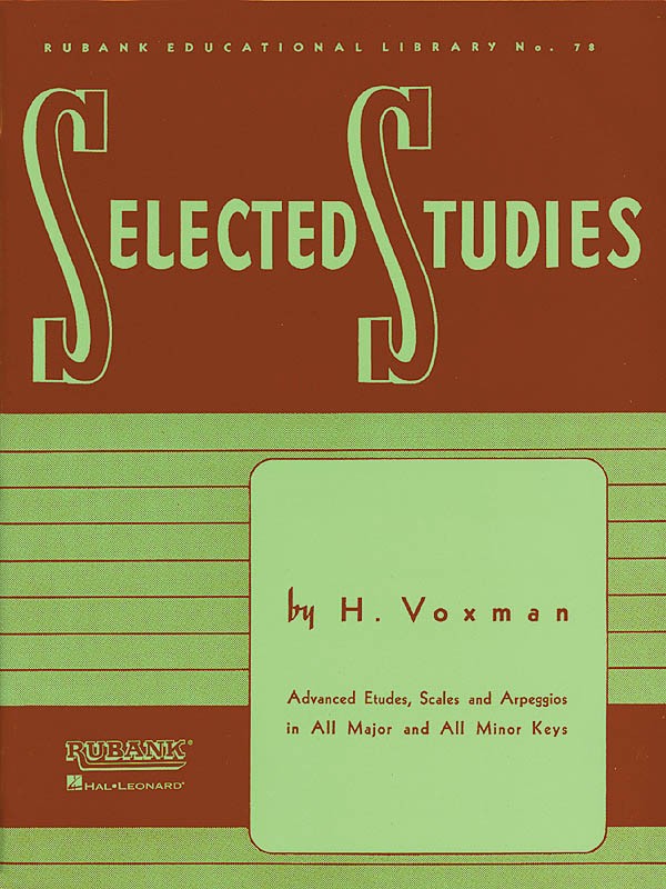 Rubank Selected Studies Clarinet Etudes Advanced Music Lessons Method Book
