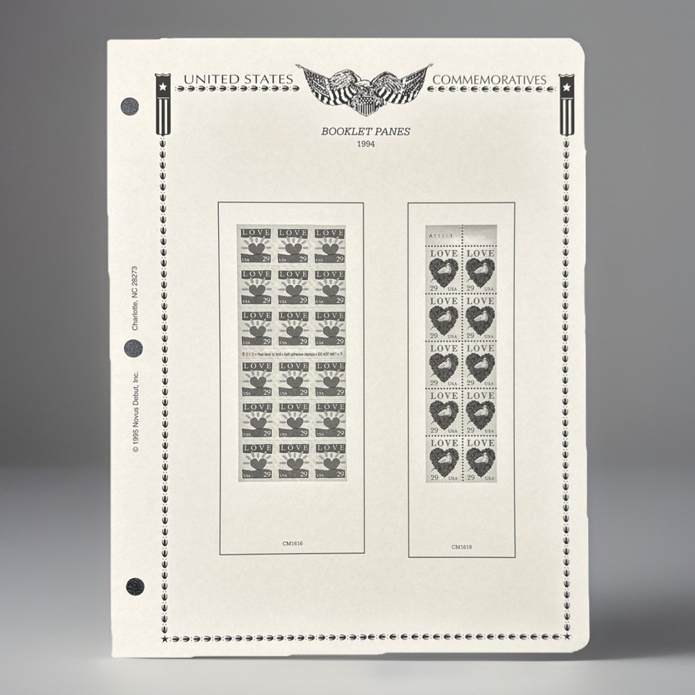 Minkus Album Pages Set Of 2 1994 Supplements