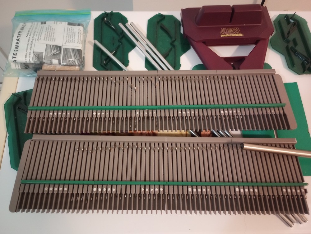 Ultimate Sweater Machine Knitting System Fast & Easy Knitting Preowned