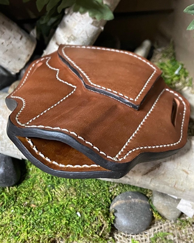 Colt Python Leather LINED Concealed Carry 4.25" Holster (READ LEAD TIME)