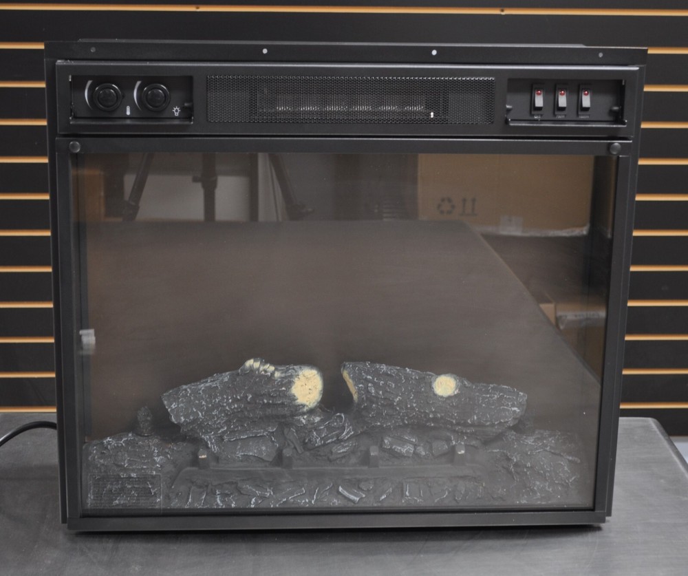 Murray Hill Electric Fireplace Insert, Black