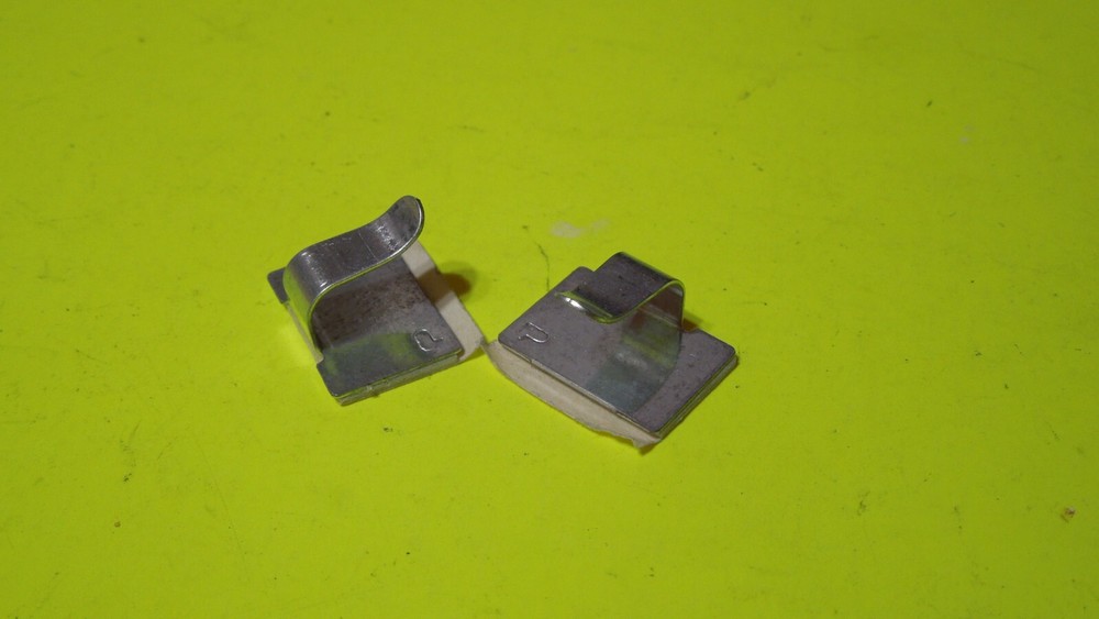 2 NOS OEM Harley Davidson Small - Adhesive Back Clips P/N 10102