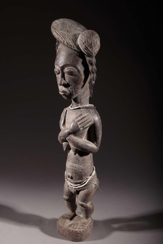 Art African Statue Baoulé 2659