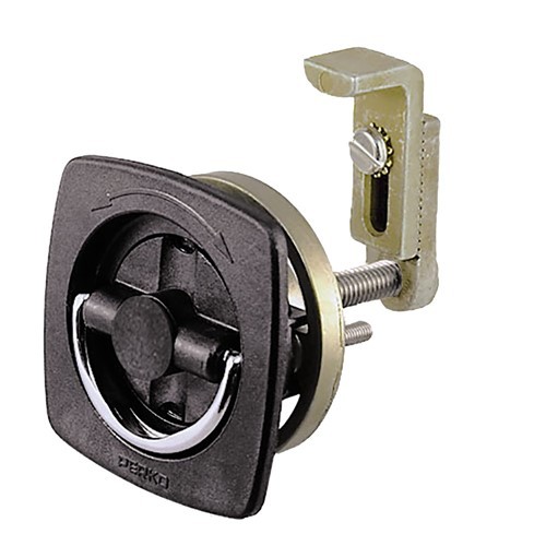 Perko Flush Latch - Non-Locking 2.5" X W/Offset Adjustable Cam Bar 0932DP2Black