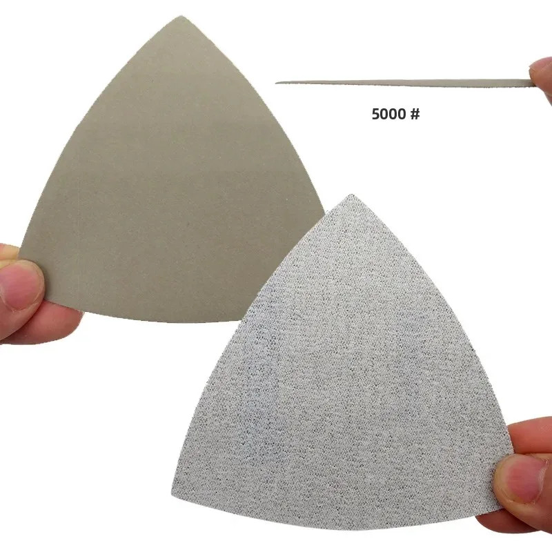 30pcs waterproof Triangle SandPaper - 90mm Hook Loop Sandpaper Disc Delta Sand
