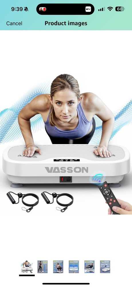 Vibration Plate Exercise Machine, Whole Body Power Vibrating Shake Platform Work