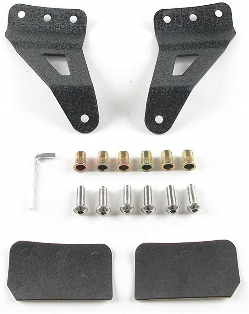 2 x Light Bar Mounting Brackets Light Holder for 50" LED Work Light Bar Black