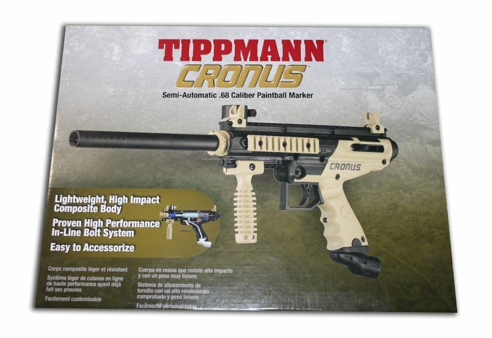 Tippmann Cronus Basic Paintball Gun - Black / Tan