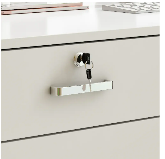 Desk Reception Office Counter Drawer Table Shelf Lockable Modern Checkout Front