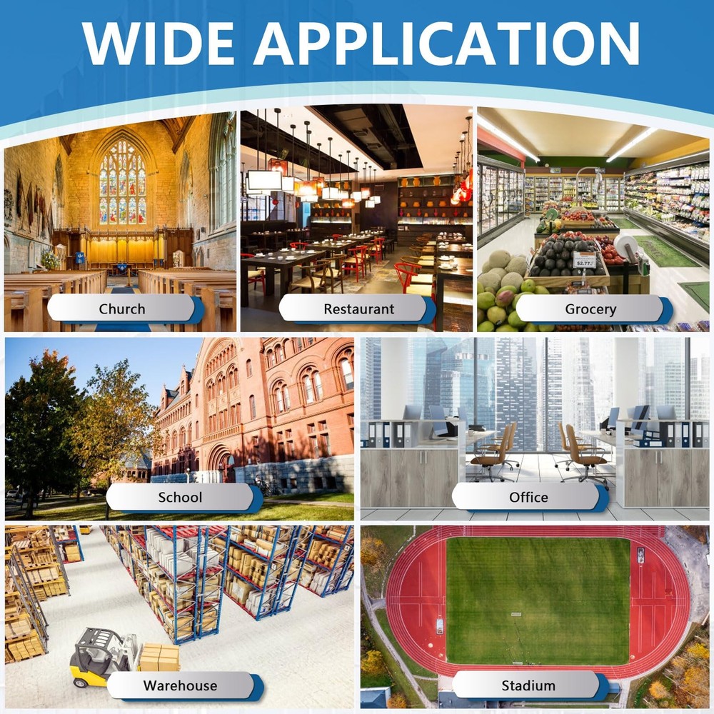 Wall Mount Retractable Belt Barrier 2 Pack, TrreZon 16‘ - 2 Black