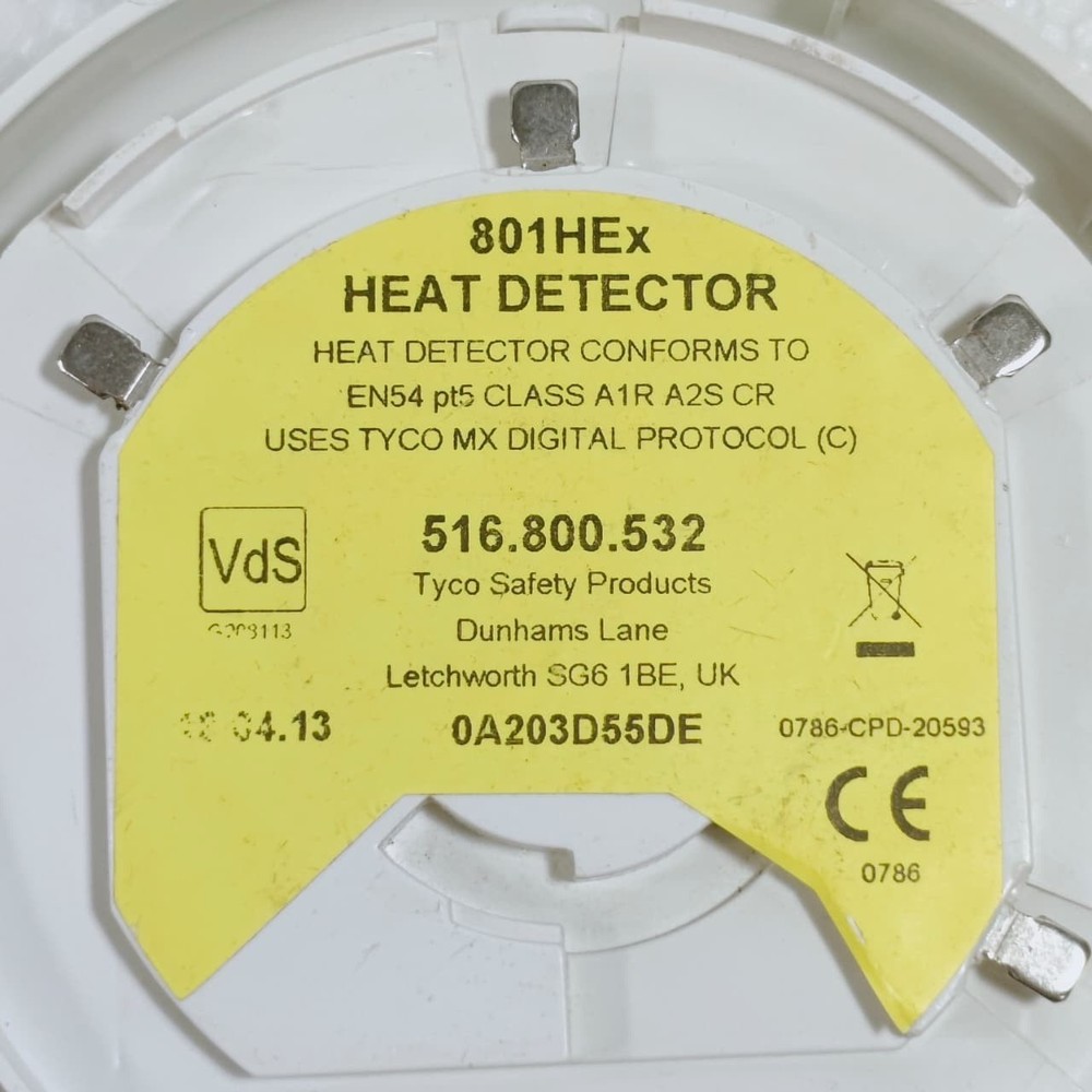 Tyco 801HEx Heat Detector 516.800.532