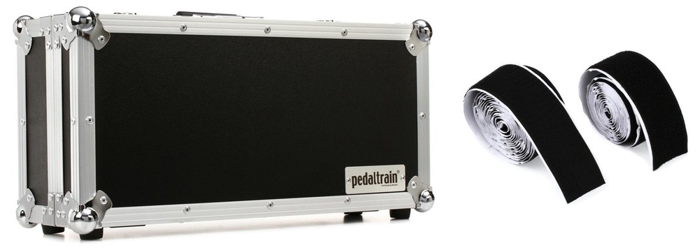 Pedaltrain Black Tour Case for Metro 20 + Pedaltrain PT-OHL10 Value Bundle