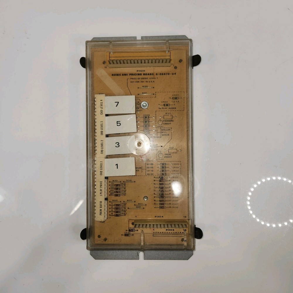 Rowe Ami Pricing Board 6-08878-04 Untested