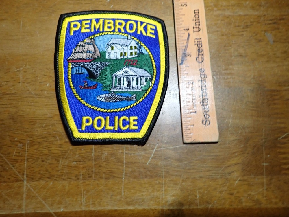PEMBROKE    MASSACHUSETTS VEST PATCH OBSOLETE BX D #2