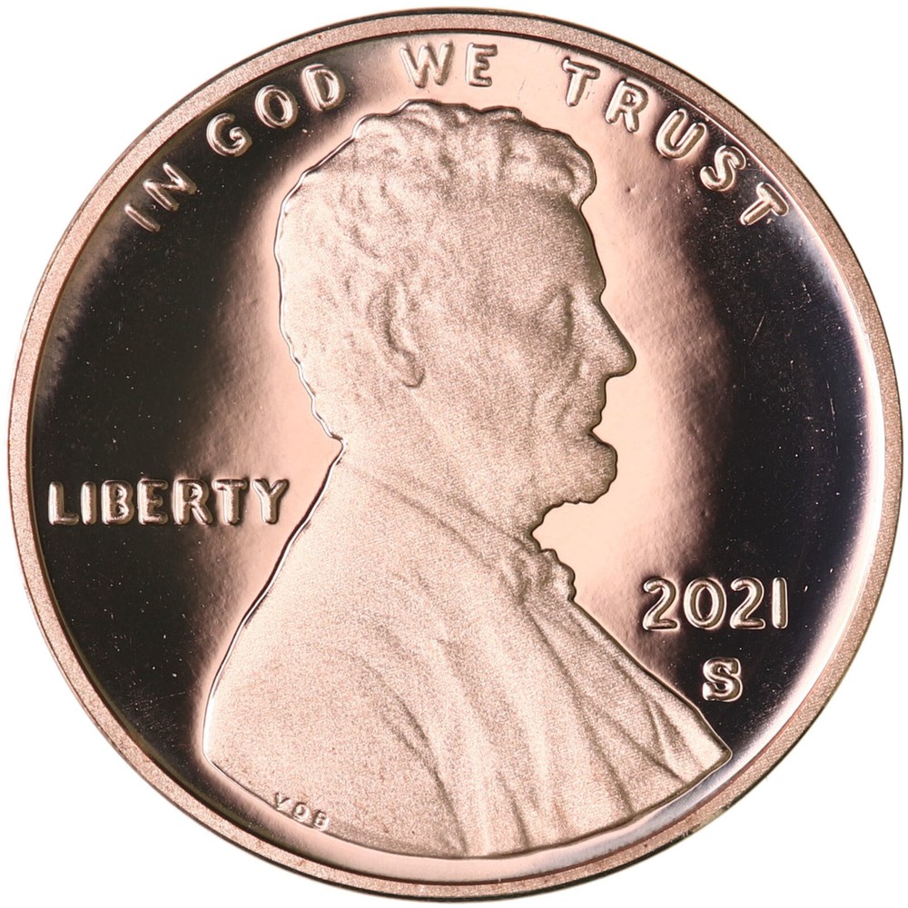 2021 S Lincoln Shield Cent Gem Deep Cameo Proof Penny