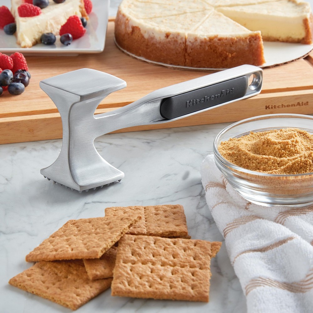 KitchenAid Gourmet Multi Sided Meat Tenderizer for Pounding One Size, Black