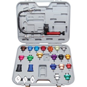 25 Pc. Master Cooling System Pressure Test Kit 3302 ATD Pressure Testers