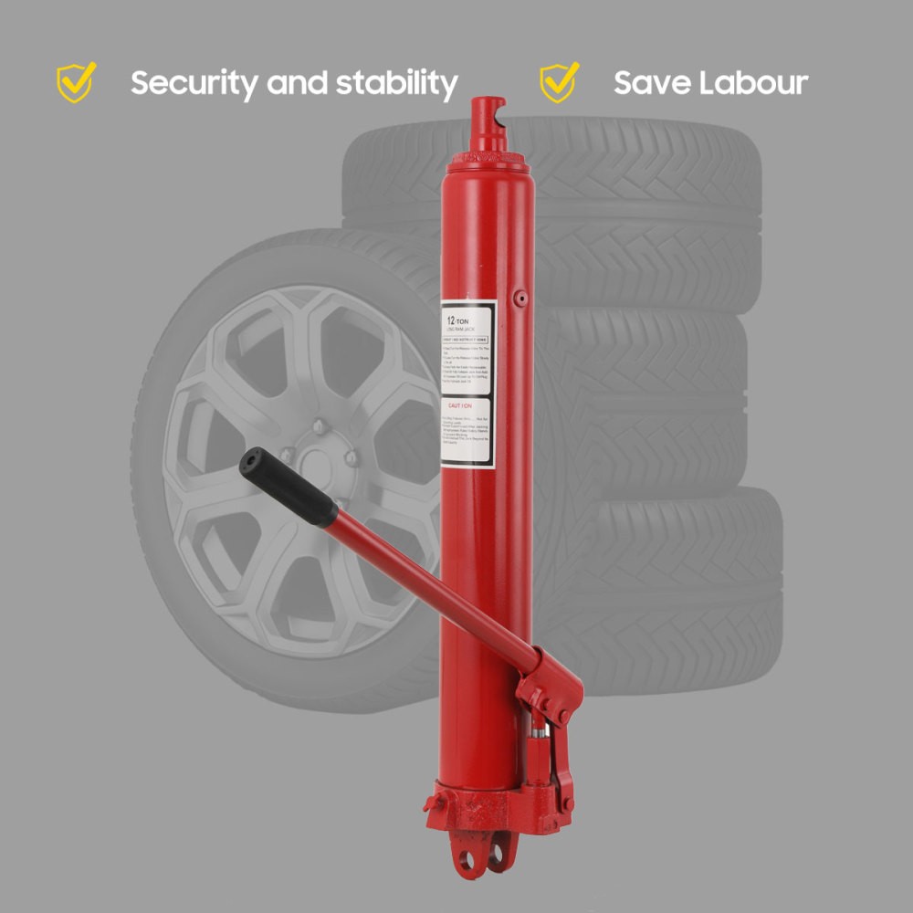 Hydraulic Jack Workshop Crane With Extended Weighted Hydraulic Jack 12 Tons