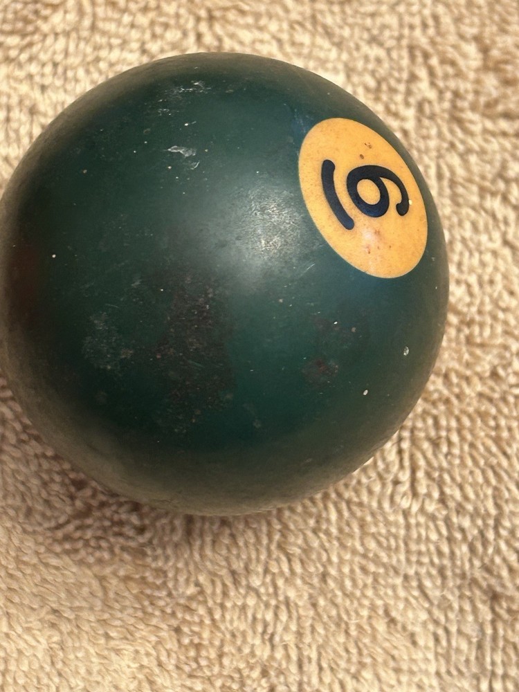 7 Billiard Pool Balls 2-1/8" With Box