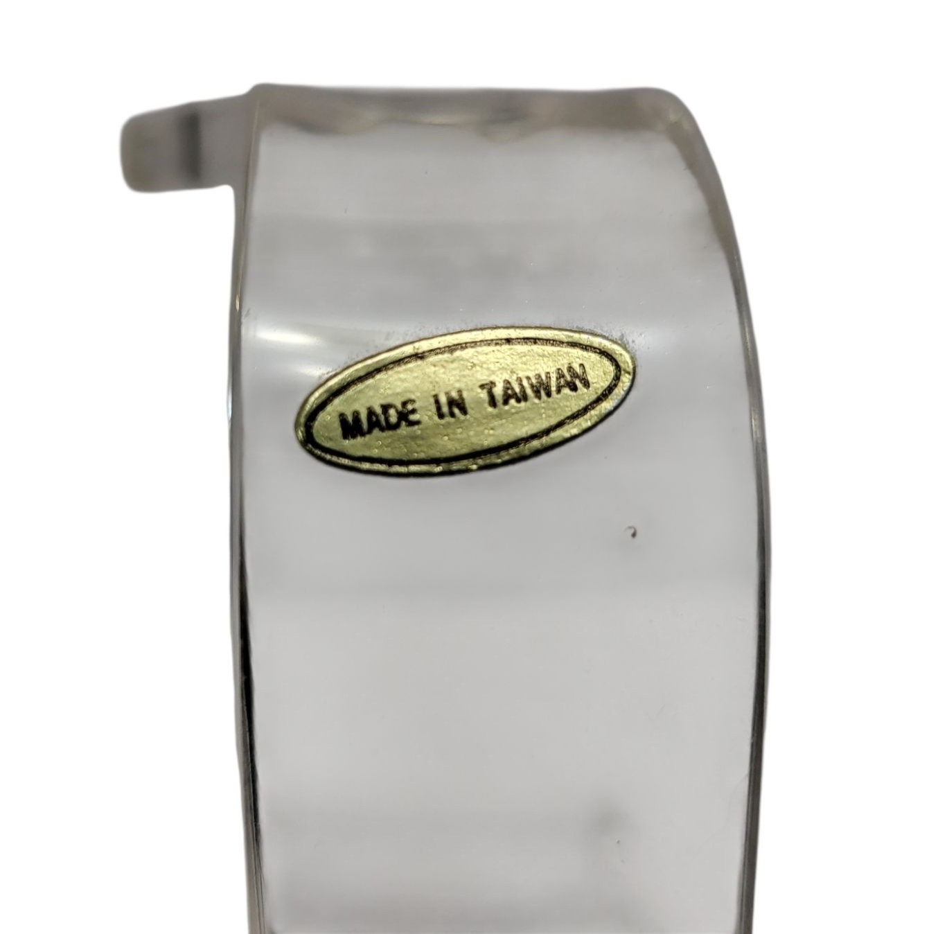 Lucite Wine Bottle Holder Stand 1970s Clear Acrylic Mid Century Modern Barware