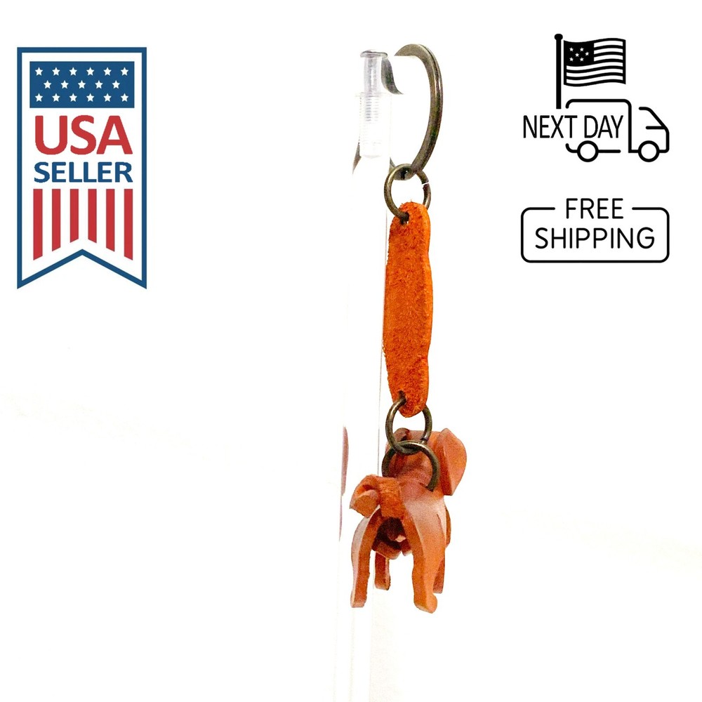 LABRADOR RETRIEVER Handmade Leather Keyring #2