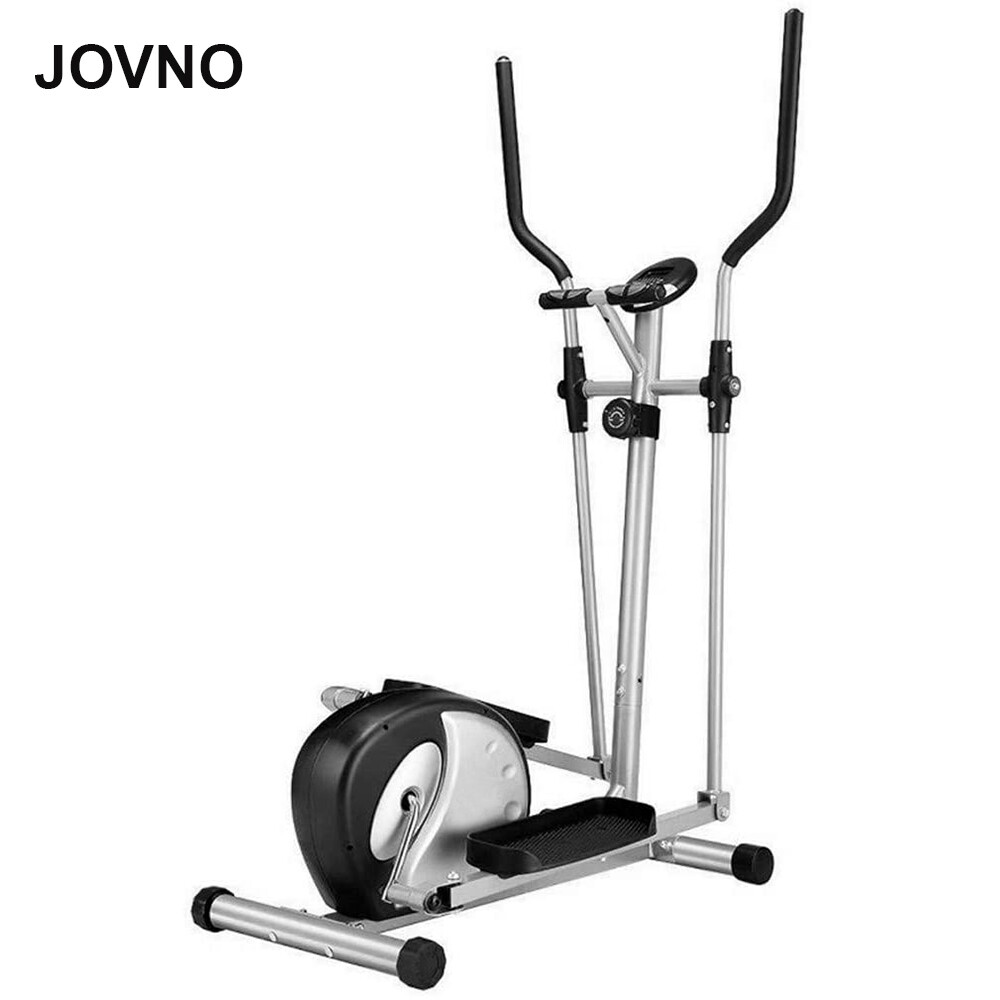 JOVNO Magnetic Elliptical Machine Trainer Smooth Quiet Driven Home Gym Exerciser