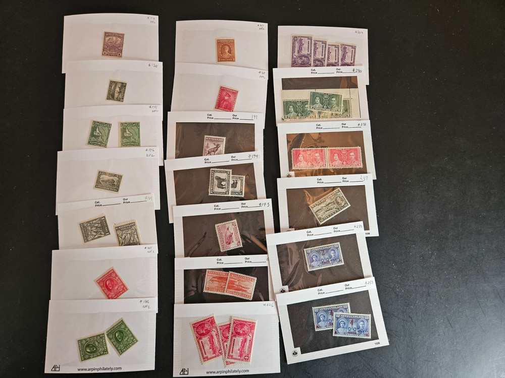 Canada stamp PROVINCE lot mint