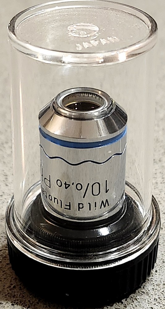 WILD FLUOTAR 10/0.40 MICROSCOPE OBJECTIVE, NIKON