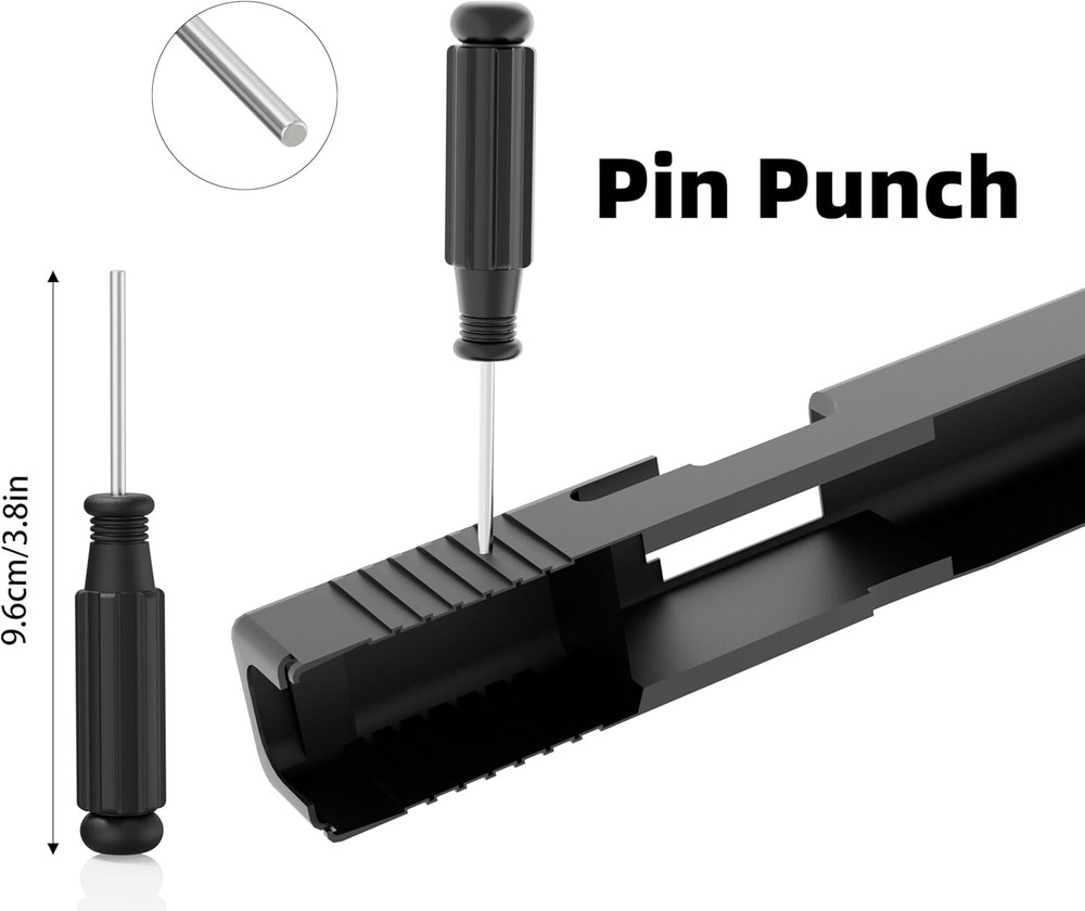 Tools Kit for Glock, Front Sight Remove Pin Punch Magazine Disassembly Tools for