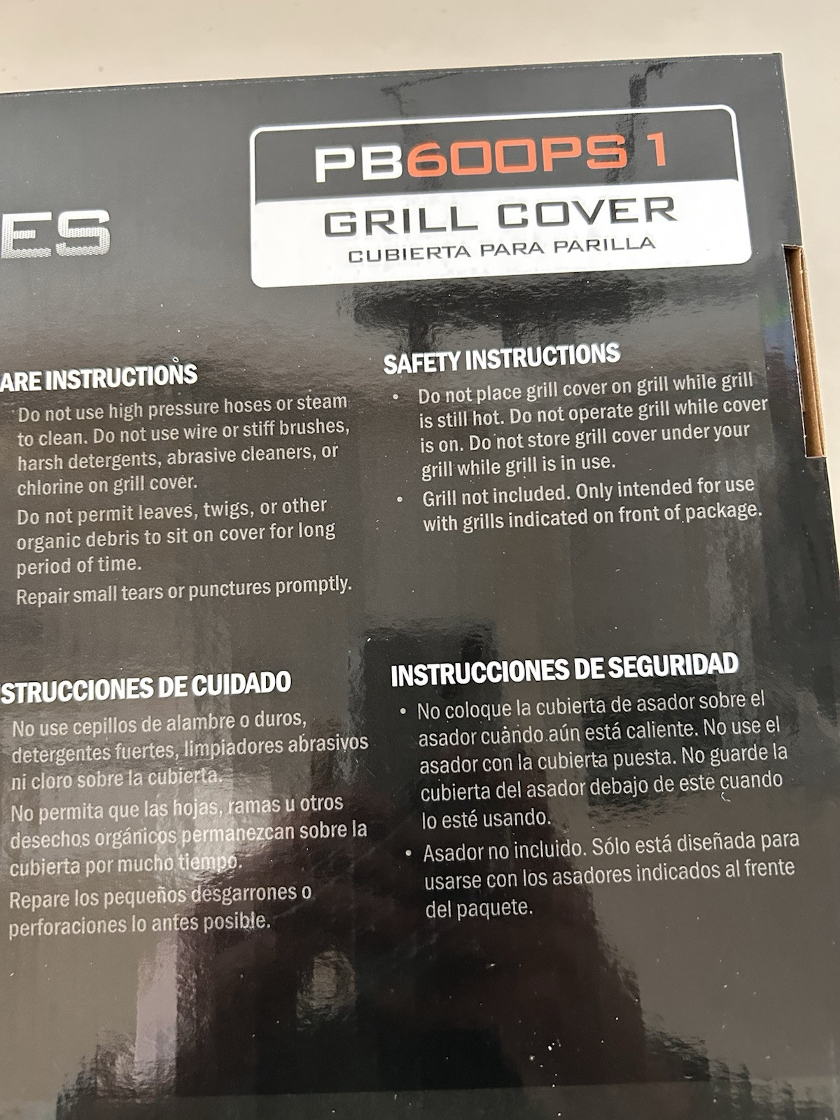 Pit Boss Pro Series Wood Pellet Grill Cover PB600PS1 31819 Cubierta Para Parilla