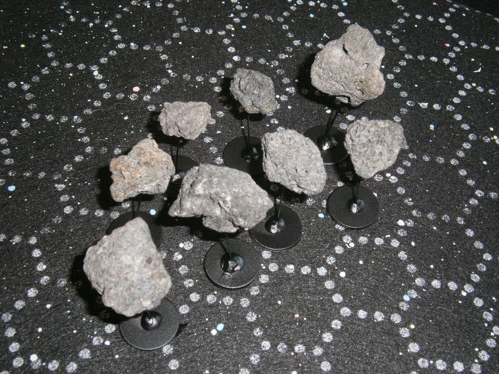 8x Large Asteroids for Attack Wing, X-Wing, Armada, Gothic, & other Space Games