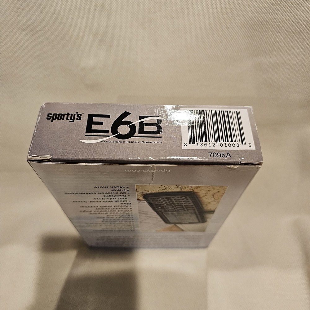 Sporty's E65 Electronic Flight Computer Batteries Not Included